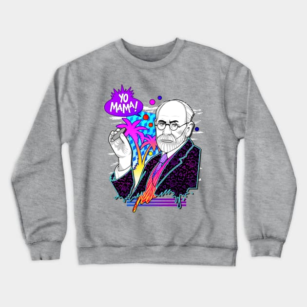 Yo Mama - Freud Crewneck Sweatshirt by Mr Eggs Favorites